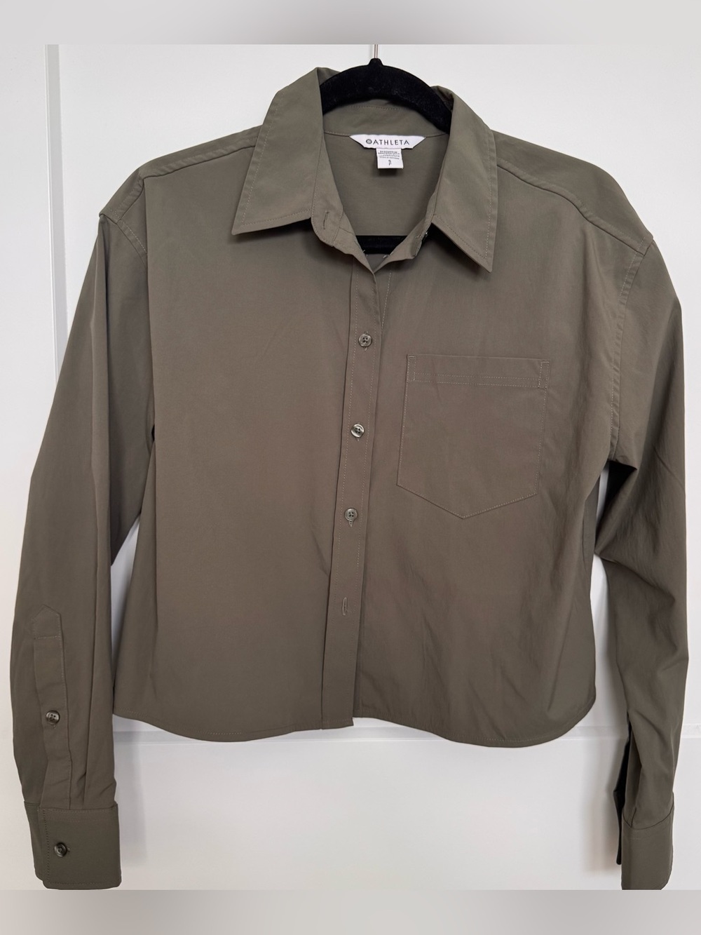 Athleta Midday Crop Shirt - Size S